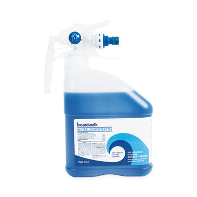 Boardwalk® PDC Neutral Disinfectant, Floral Scent, 3 Liter Bottle, 2/Carton Disinfectants/Cleaners - Office Ready