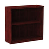 Alera® Alera® Valencia™ Series Bookcase, Two-Shelf, 31.75w x 14d x 29.5h, Mahogany Standard Multi-Shelf Bookcases - Office Ready