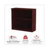 Alera® Alera® Valencia™ Series Bookcase, Two-Shelf, 31.75w x 14d x 29.5h, Mahogany Standard Multi-Shelf Bookcases - Office Ready