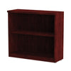 Alera® Alera® Valencia™ Series Bookcase, Two-Shelf, 31.75w x 14d x 29.5h, Mahogany Standard Multi-Shelf Bookcases - Office Ready