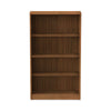 Alera® Alera® Valencia™ Series Bookcase, Four-Shelf, 31.75w x 14d x 54.88h, Modern Walnut Standard Multi-Shelf Bookcases - Office Ready