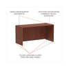 Alera® Alera® Valencia™ Series Credenza Shell, 59.13w x 23.63d x 29.5h, Medium Cherry Credenza Desk Shells - Office Ready