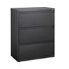 Alera® Lateral File, Three Legal/Letter/A4-Size File Drawers, 30" x 18.62" x 40.25", Black Lateral File Cabinets - Office Ready