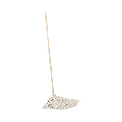 Boardwalk® Handle/Deck Mops, #16 White Cotton Head, 48