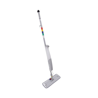 Boardwalk® Bucketless Microfiber Mop System, 5 x 18 Blue Microfiber Head, 59