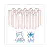 Boardwalk® High Density Industrial Can Liners Coreless Rolls, 30 gal, 16 mic, 30" x 37", Natural, Perforated, 25 Bags/Roll, 20 Rolls/CT HDPE Waste Can Liners - Office Ready