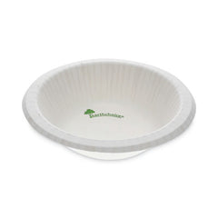 Pactiv Evergreen EarthChoice® Pressware® Compostable Dinnerware, Bowl, Paper, 12 oz, White, 750/Carton