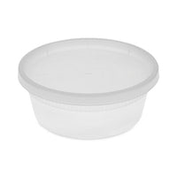Pactiv Evergreen Newspring DELItainer Microwavable Container, 8 oz, 1.13 x 2.8 x 1.33, Clear, Plastic, 240/Carton Takeout Food Containers - Office Ready