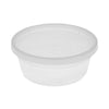 Pactiv Evergreen Newspring DELItainer Microwavable Container, 8 oz, 1.13 x 2.8 x 1.33, Clear, Plastic, 240/Carton Takeout Food Containers - Office Ready