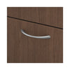 HON® Mod Support Pedestal, Left or Right, 2-Drawers: Box/File, Legal/Letter, Sepia Walnut, 15" x 20" x 20" Vertical Pedestal File Cabinets - Office Ready