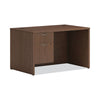 HON® Mod Support Pedestal, Left or Right, 2-Drawers: Box/File, Legal/Letter, Sepia Walnut, 15" x 20" x 20" Vertical Pedestal File Cabinets - Office Ready