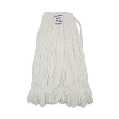 Boardwalk® Enviro Clean Mop Head, Looped, Enviro Clean With Tailband, Large, White, 12/Carton Wet Mop Heads - Office Ready
