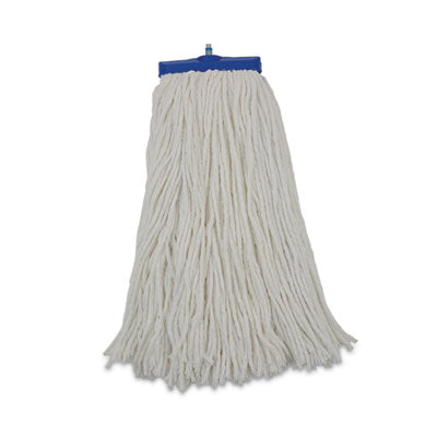 Boardwalk® Cut-End Lie-Flat Economical Mop Head, Rayon, 16oz, White, 12/Carton Wet Mop Heads - Office Ready