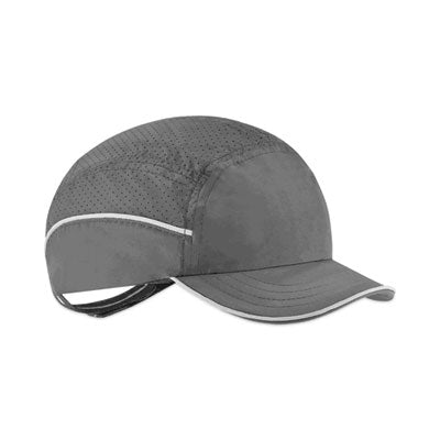 ergodyne® Skullerz 8955 Lightweight Bump Cap Hat, Short Brim, Black Bump Caps - Office Ready