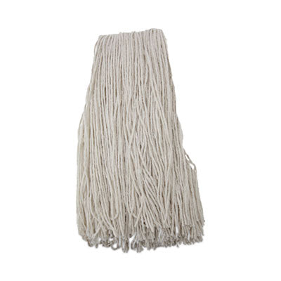 Boardwalk® Cut-End Wet Mop Heads, Rayon, 24oz, White, 12/Carton Wet Mop Heads - Office Ready