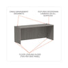 Alera® Alera® Valencia™ Series Credenza Shell, 70.88w x 23.63d x 29.5h, Gray Credenza Desk Shells - Office Ready