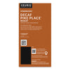 Starbucks® Pike Place Decaf Coffee K-Cups®, 96/Carton Decaffeinated Coffee K-Cups - Office Ready