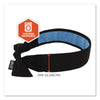ergodyne® Chill-Its 6700CT Cooling Bandana PVA Tie Headband, One Size Fits Most, Black Bandanas - Office Ready