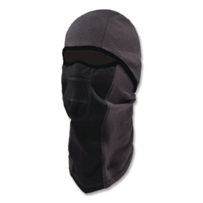 ergodyne® N-Ferno 6823 Hinged Balaclava Face Mask, Fleece, One Size Fits Most, Gray Balaclavas/Ski Masks - Office Ready