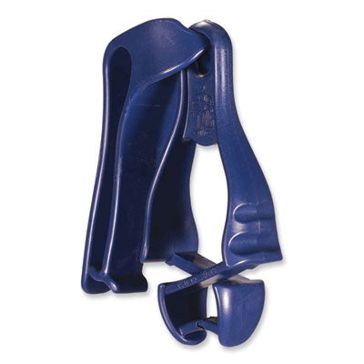 ergodyne® Squids® 3405MD Metal Detectable Belt Clip Glove Clip Holder, 1 x 1 x 6, Acetal Copolymer, Deep Blue Glove Grabbers - Office Ready