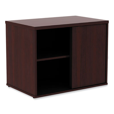 Alera® Alera® Open Office Desk Series Low-Storage Cabinet Credenza, Woodgrain Laminate, 29.5