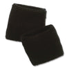 ergodyne® Chill-Its 6500 Wrist Terry Cloth Sweatband, Cotton Terry, One Size Fits Most, Black Sweatbands - Office Ready