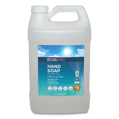 ECOS® PRO Liquid Hand Soap, Free and Clear Scent, 1 gal Liquid Soap - Office Ready