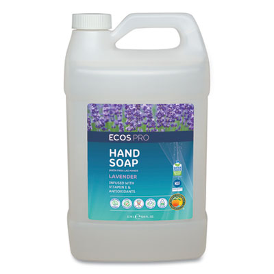 ECOS® PRO Liquid Hand Soap, Lavender Scent, 1 gal Liquid Soap - Office Ready