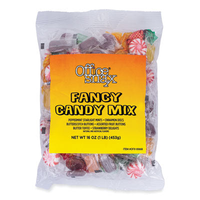 Office Snax® Candy Assortments, Fancy Candy Mix, 1 lb Bag Candy - Office Ready