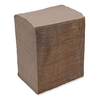 Boardwalk® 1/4-Fold Lunch Napkins, 1-Ply, 13 x 10, Kraft, 500/Pack, 12 Packs/Carton Luncheon Napkins - Office Ready