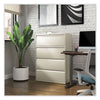 Alera® Lateral File, 4 Legal/Letter-Size File Drawers, Putty, 36" x 18.63" x 52.5" Lateral File Cabinets - Office Ready