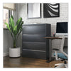 Alera® Lateral File, 4 Legal/Letter/A4/A5-Size File Drawers, Charcoal, 42" x 18.63" x 52.5" Lateral File Cabinets - Office Ready