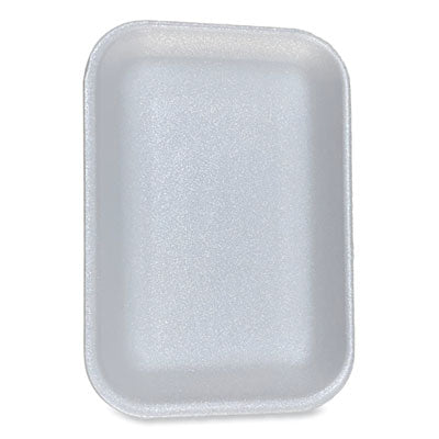 GEN Meat Trays, #2, 8.5 x 6.03 x 1.11, White, Foam, 500/Carton Butcher Food Containers - Office Ready