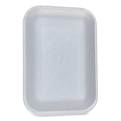 GEN Meat Trays, #2, 8.5 x 6.03 x 1.11, White, Foam, 500/Carton