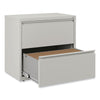 Alera® Lateral File, 2 Legal/Letter-Size File Drawers, Light Gray, 30" x 18.63" x 28" Lateral File Cabinets - Office Ready