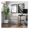 Alera® Lateral File, 2 Legal/Letter-Size File Drawers, Light Gray, 30" x 18.63" x 28" Lateral File Cabinets - Office Ready