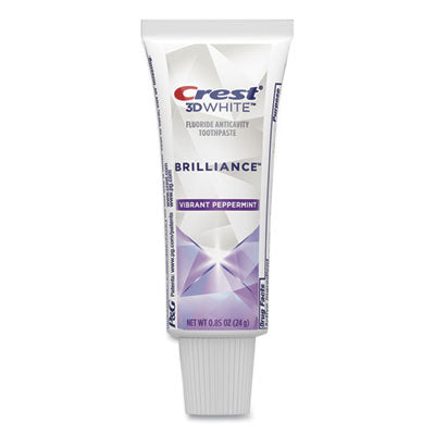Crest® 3D White™ Brilliance Advanced Whitening Technology + Advanced Stain Protection Toothpaste, 0.85 oz Tube, 72/Carton Toothpaste - Office Ready