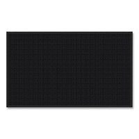 Apache Mills® Absorba Select Entry Mat, Rectangular, 36 x 60, Pepper Wiper Mats - Office Ready