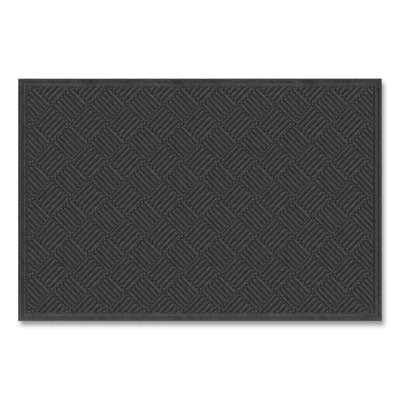 Apache Mills® Ecomat Crosshatch Entry Mat, 48 x 72, Charcoal Wiper Mats - Office Ready