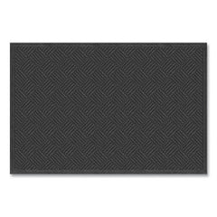 Apache Mills® Ecomat Crosshatch Entry Mat, 48 x 72, Charcoal