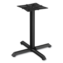 Alera® Alera® Hospitality Series Single-Column Bases, 27.5" Diameter, 28.5"h, 300 lb Cap, Steel, Black
