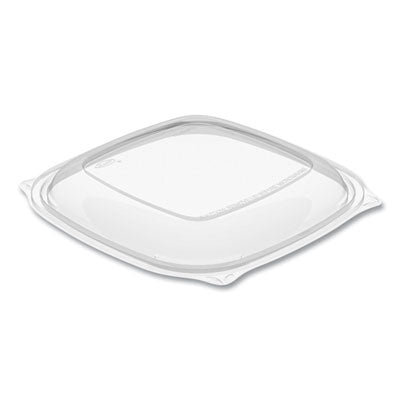 Dart® PresentaBowls Pro™ Clear Square Bowl Lids, 8.5 x 8.5 x 0.5, Clear, Plastic, 63/Bag, 4 Bags/Carton Takeout Food Containers - Office Ready