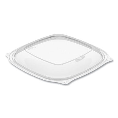 Dart® PresentaBowls Pro™ Clear Square Bowl Lids, Large Vented Square, 8.5 x 8.5 x 1, Clear, Plastic, 63/Bag, 4 Bags/Carton Takeout Food Containers - Office Ready
