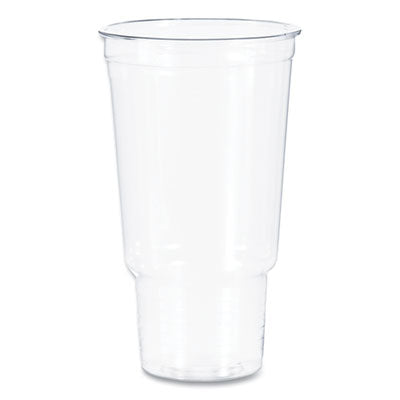 Dart® Ultra Clear™ Pedestal PET Cups, 32 oz, Clear, 25/Bag, 20 Bags/Carton Cold Drink Cups, Plastic - Office Ready