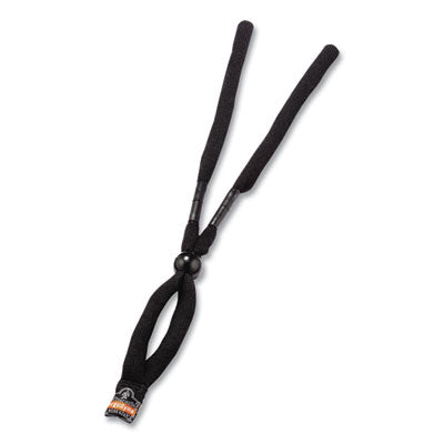 ergodyne® Skullerz 3215 Cotton Breakaway Eyewear Lanyard, Cotton Barrel Slide Fastener, 12