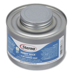 Sterno® Handy Wick® Chafing Fuel, Methanol, 6 Hour Burn, 7.11 oz Can, 24/Carton