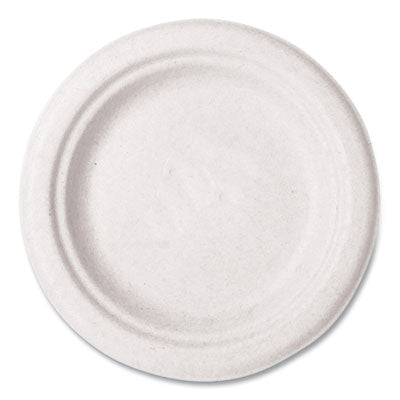 Vegware™ Nourish Molded Fiber Tableware, Compostable, Plate, Sugarcane, 6