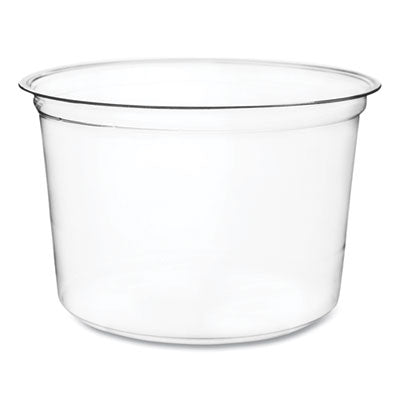 Vegware™ Round Deli Pots, Compostable, 16 oz, 4.6 Diameter x 3
