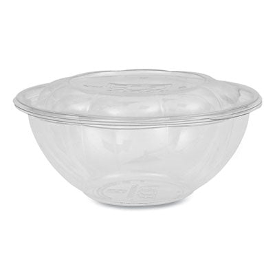 Eco-Products® Salad Bowls with Lids, 24 oz, Clear, Plastic, 50/Pack, 3 Packs/Carton Takeout Food Containers - Office Ready