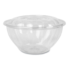 Eco-Products® Salad Bowls with Lids, 32 oz, Clear, Plastic, 50/Pack, 3 Packs/Carton